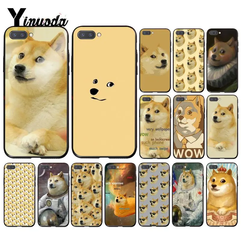 Yinuoda Doge Meme Kabosu Cute funny Phone Case for Huawei Honor 8A 8X 9 10 20 Lite 7A 5A 7C 10i 9X Pro 8C Play | Мобильные телефоны