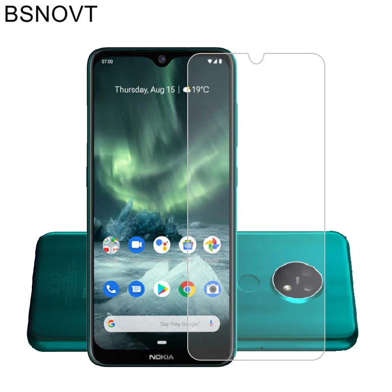 2 uds Protector de pantalla para Nokia 7,2 vidrio 6,3 pulgadas Anti-sratch pel&iacute;cula de vidrio templado para Nokia 7,2 pel&iacute;cula para Nokia 7,2 vidrio BSNOVT-2