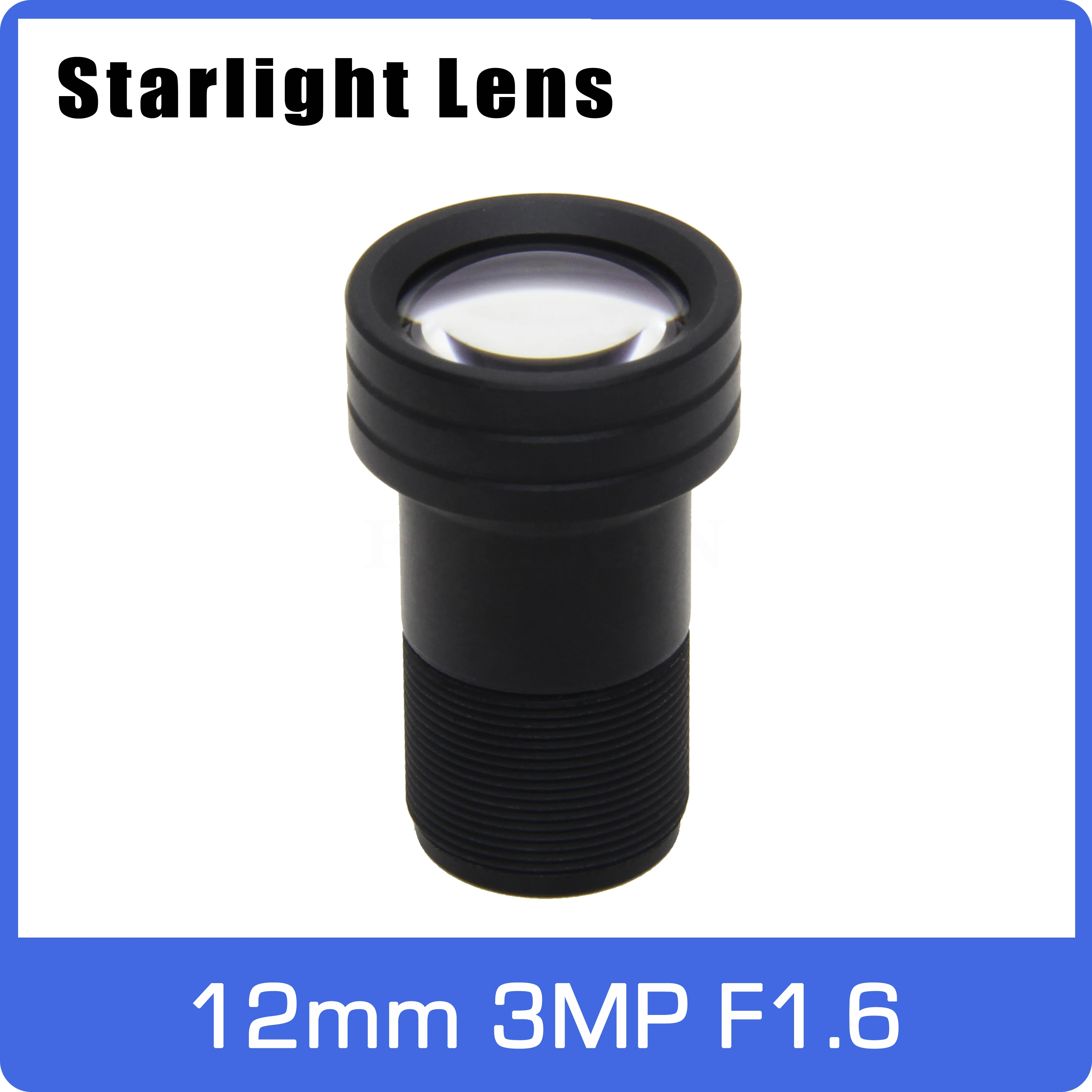 Светильник Star Lens 3MP 12 мм с фиксированной апертурой F1.6 большой угол для SONY