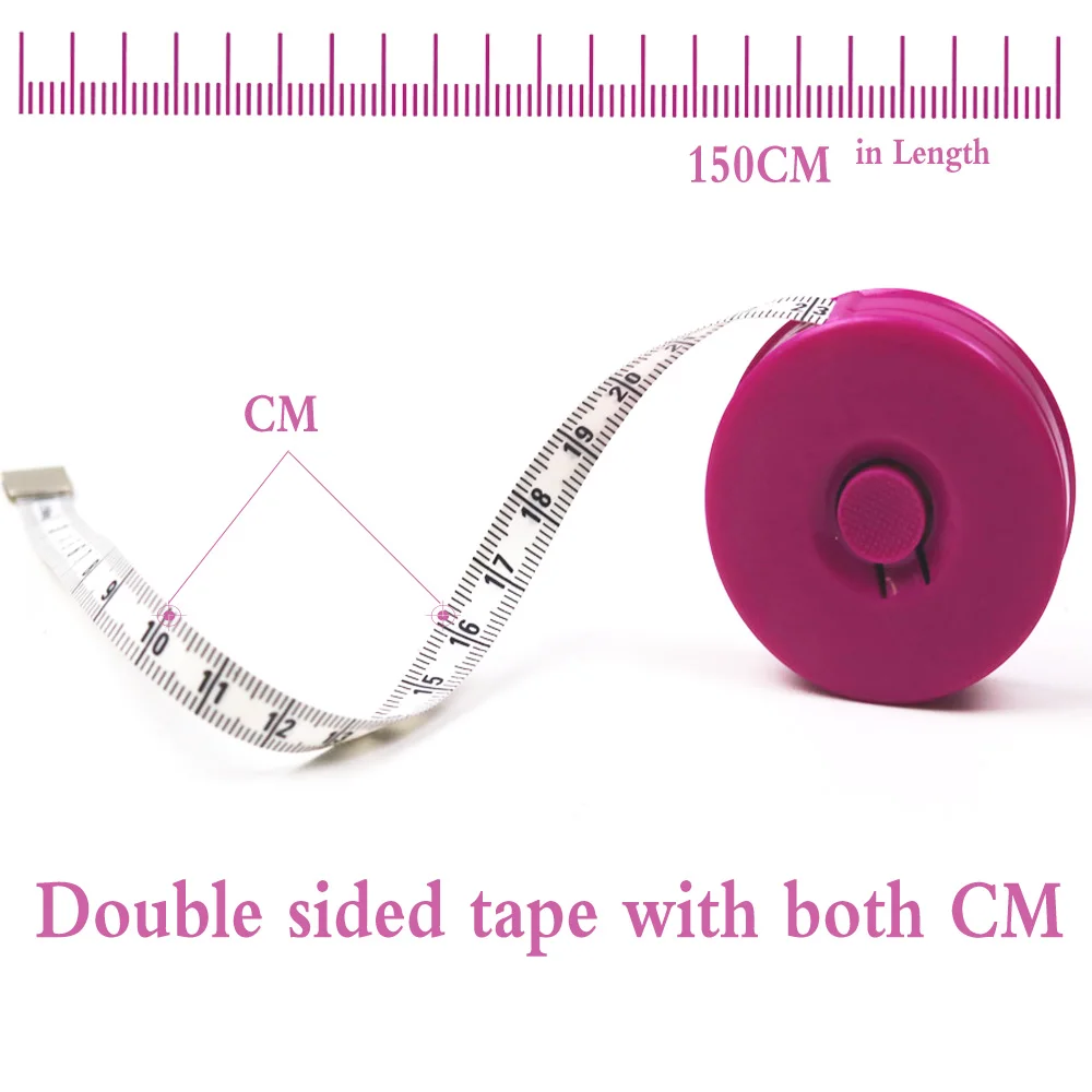 Портативная Выдвижная линейка для швейных изделий измерительная лента 150