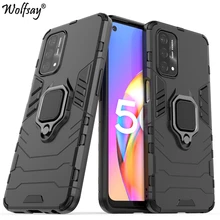 For Oppo A54 5G Case Bumper Hard Armor Magnetic Suction Stand Full Edge Back Cover For Oppo A54 5G Case For Oppo A54 5G 6.5 inch