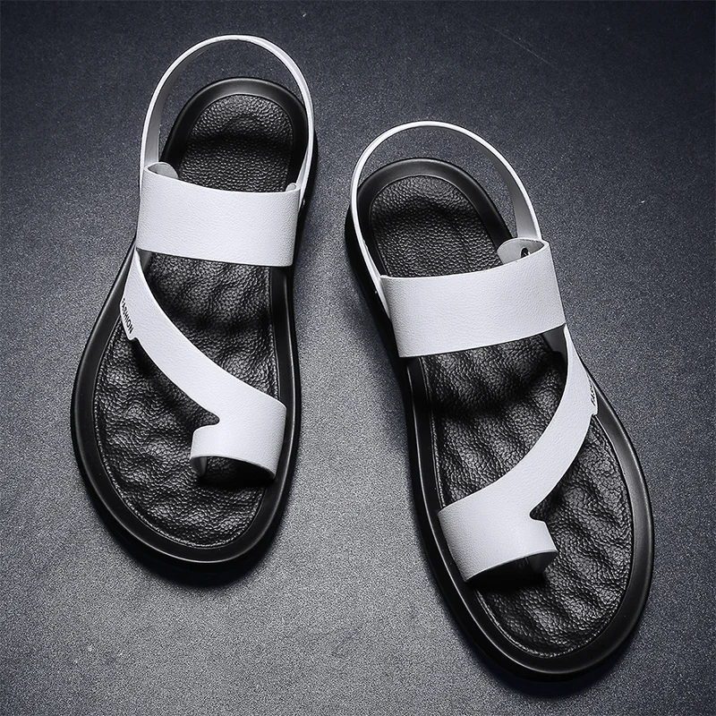 

size summer sandalia geta 39 vietnam shoe handmade sport breathable slippers sandalias cuero mens sandales beach white man slip