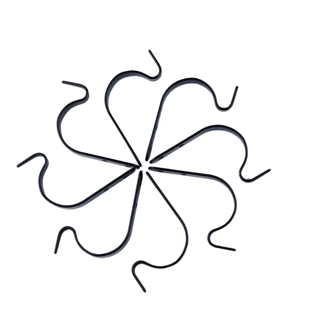 

8 шт./компл. настенный кронштейн для растений, подвесной крючок для цветочной кровати, крючок для птиц и еды, стойка-фонарь для одежды, уличны...