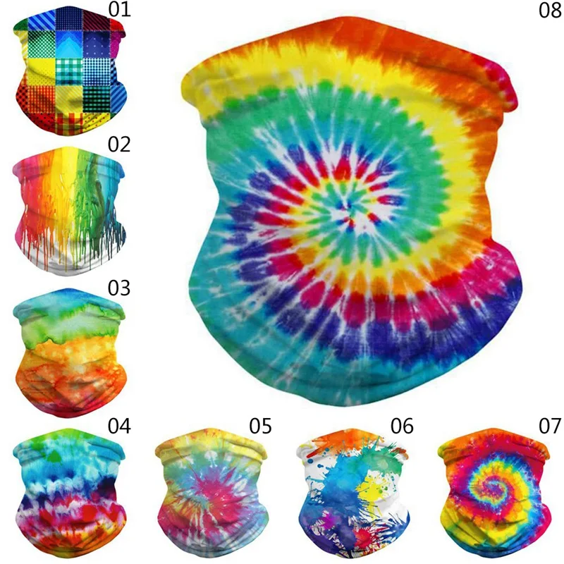 Велосипедная трубка шеи Бандана спортивный ветрозащитный шарф 3D цифровая печать