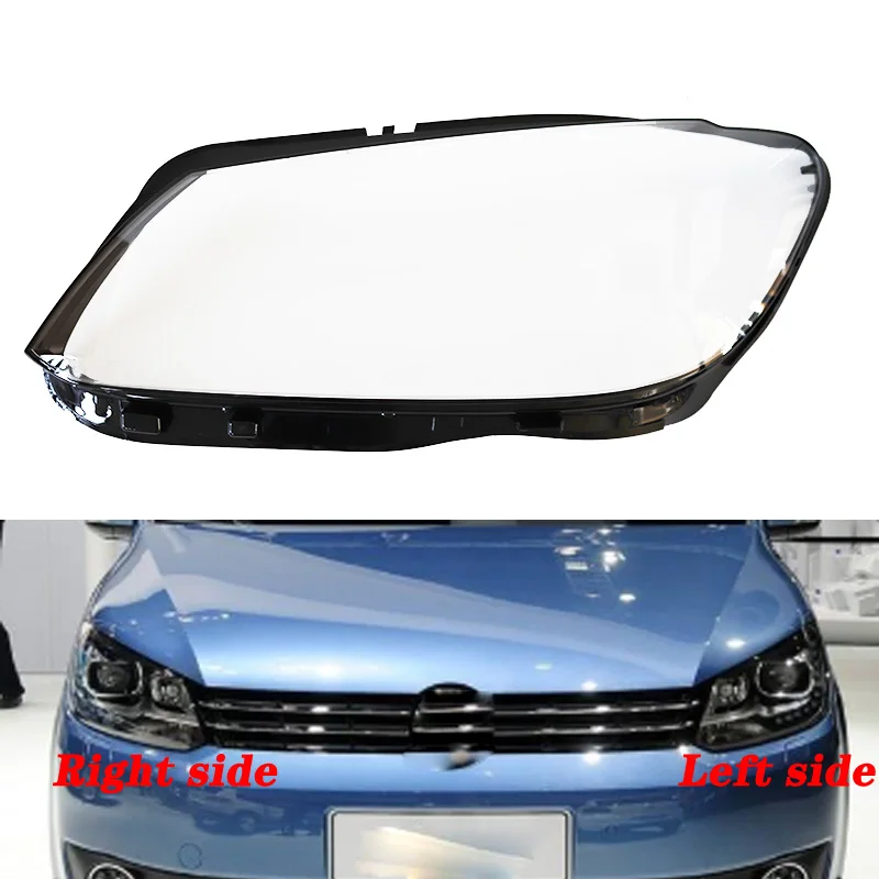 Передняя фара для VW Touran 2011 2015 прозрачные затемненные лампы маски покрытие фар