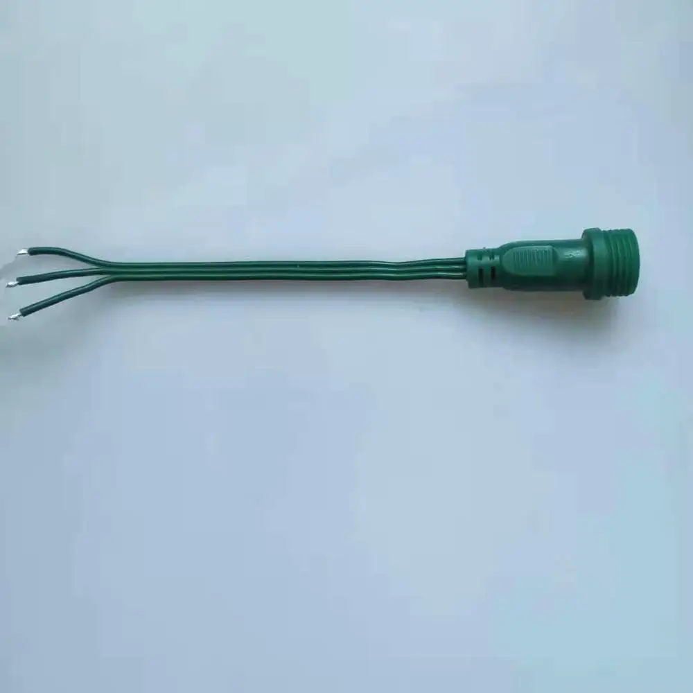 1 шт. 3pin разъем для C7/C9 DC12V WS2811 светодиодный Рождественский точек светильник IP68 |
