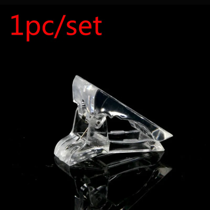 1pcs 5/1 шт инструменты для маникюра пластиковые накладные наконечники для ногтей клипса для наращивания гелевых пальцев быстрая Строительная форма УФ светодиодный наконечник для маникюра - Цвет: 1pcs