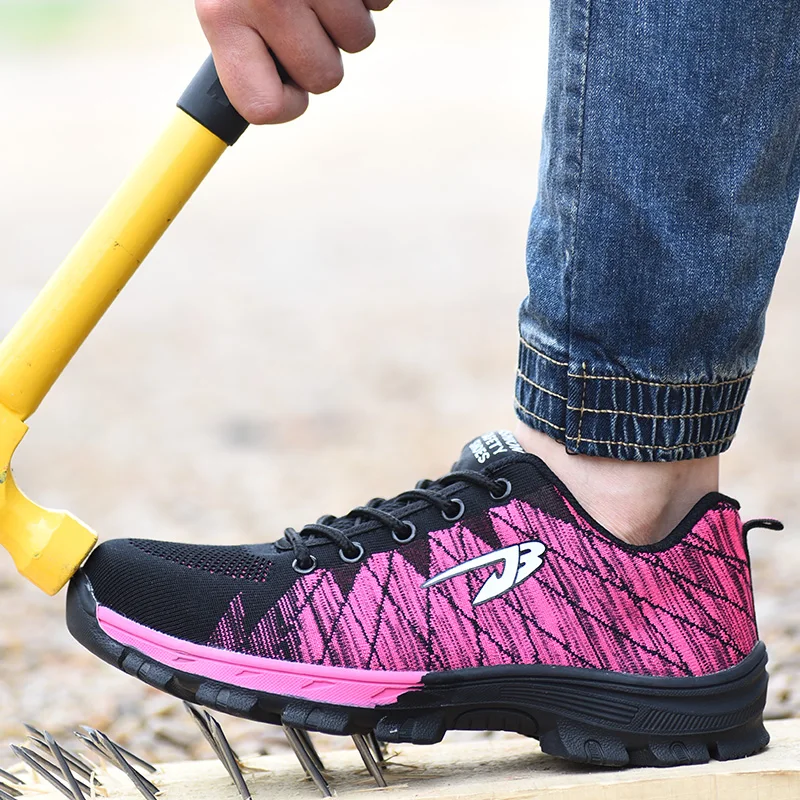 

Winter Work Boots Safety Steel Toe Shoes Women Puncture-Proof Workers Sneakers Male Safety Shoes Men Work Shoes Warm Winter Boot