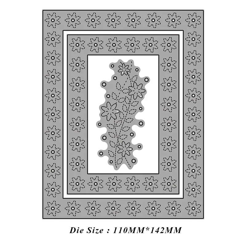 26pcs Background Frame Metal Cutting Dies for DIY Scrapbooking Photo Album Decorative Embossing Paper Card Crafts Die Cut - Цвет: Темный хаки