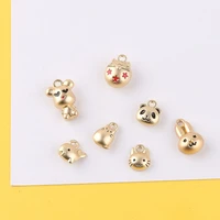 cartoon stereo mini cute little mouse rabbit panda zhaocai cat whale used for diy necklaces earrings accessories jewelry and