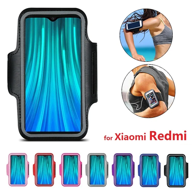 чехол на руку для бега Нарукавники сумка Redmi Note 8 9 7 6 5 Pro 9s 4 4X 8A 7A 6A Xiaomi Mi 10 9T A3