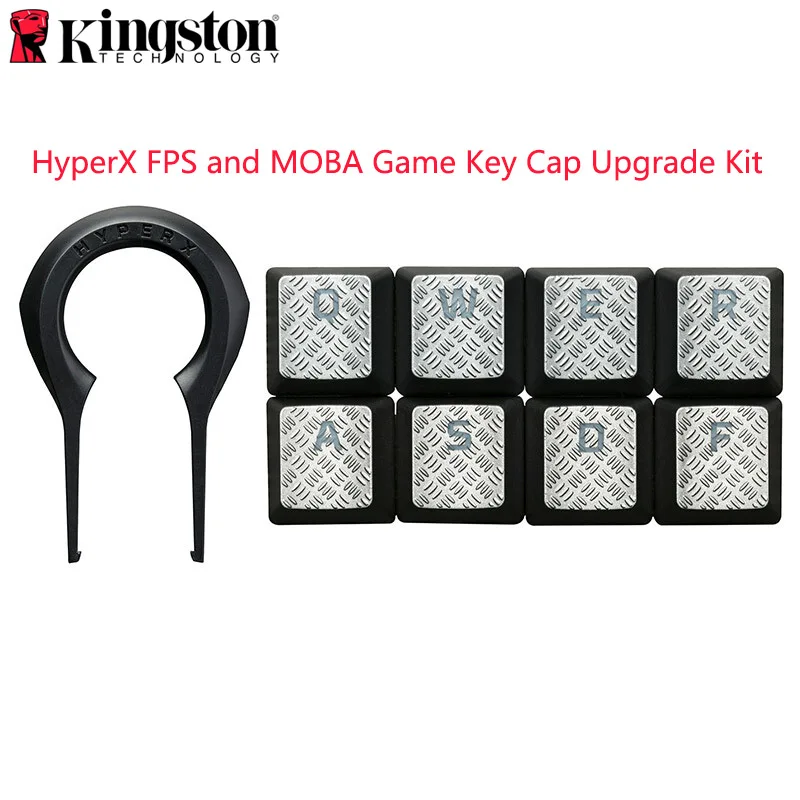 Kingston HyperX FPS& MOBA игровой ключ кепки обновленный комплект для RGB игровая механическая клавиатура геймера 8 шт. Серебряный титановый ключ s