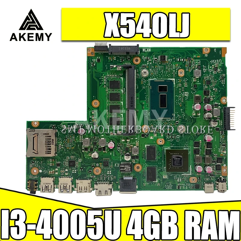 X540LJ 4 ГБ/I3 4005U/Комо Гб RAM GT920M 90NB0B10 R00040 материнская плата для For Asus X540L F540L