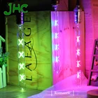 8W T300 светодиодный трубчатая лампа накаливания лампа Винтаж E27 220 В энергосберегающие лампы теплый белый зеленый Розовый и красный цвет синий ретро Длинные светильник лампочка