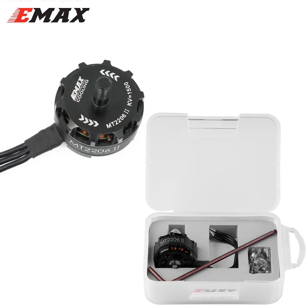 RC двигатель, EMAX MT2208II 1500KV/2000KV CW/CCW бесщеточный двигатель для RC QAV250 F330 Мультикоптер(включая розничную коробку