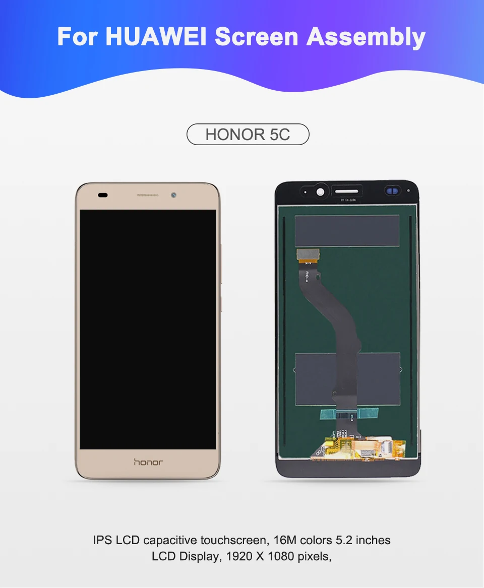 Для huawei Honor 5C ЖК-дисплей Honor 7 Lite Дисплей Сенсорный экран дигитайзер для huawei Honor 5C ЖК-дисплей с рамкой NEM-L21 NEM-L51 Замена