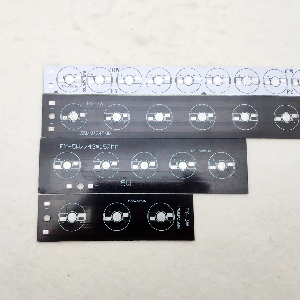 Светодиодный PCB 1/3 Вт высокой мощности светодиодный алюминиевый пластины для прожектора instal Светодиодный радиатор 1 Вт 3 Вт 5 Вт 6 Вт 7 Вт 9 Вт планка PCB для аквариума светильник