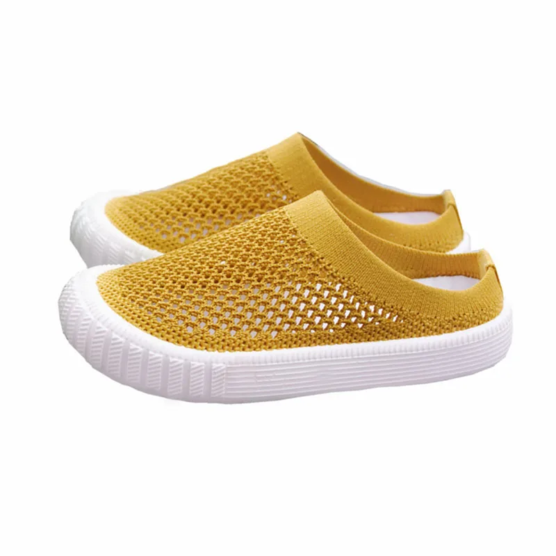 

COZULMA Kids Boys Summer Breathable Air Mesh Sports Shoes Girls Fashion Sneakers Children Slip-On Casual Shoes Size 25-32