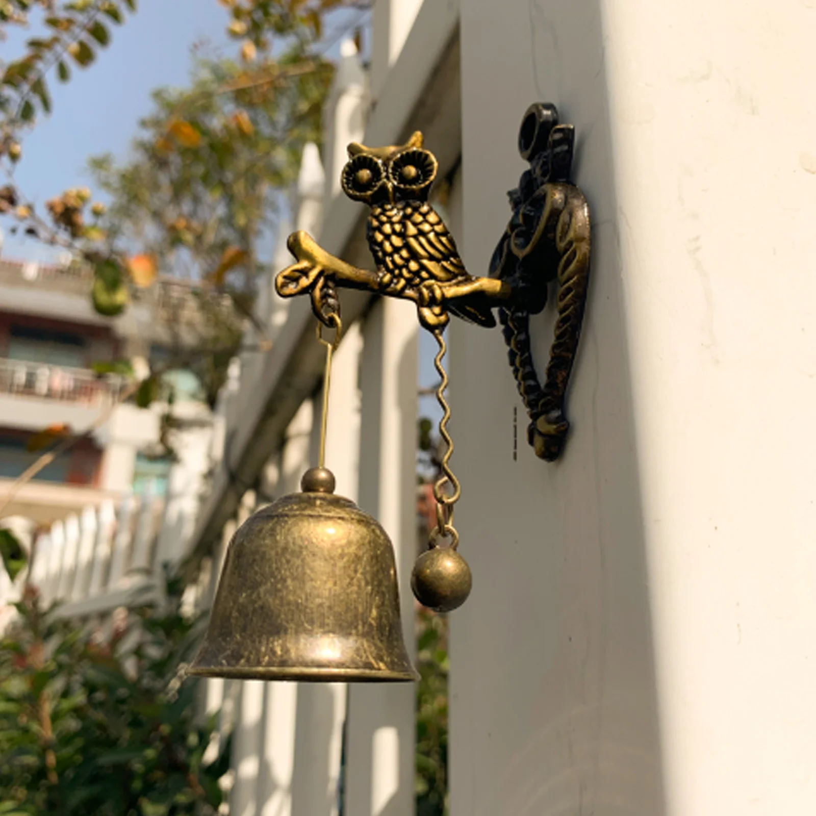

Vintage Horse Elephant Owl Shaped Bell Doorbell Halloween Christmas Bells Hanging Door Home Decor Party Decorations Dropshipping