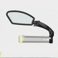 bicycle stainless steel lens mirror mtb handlebar side safety rear view mirror road bike cycling flexible rearview mirrors
