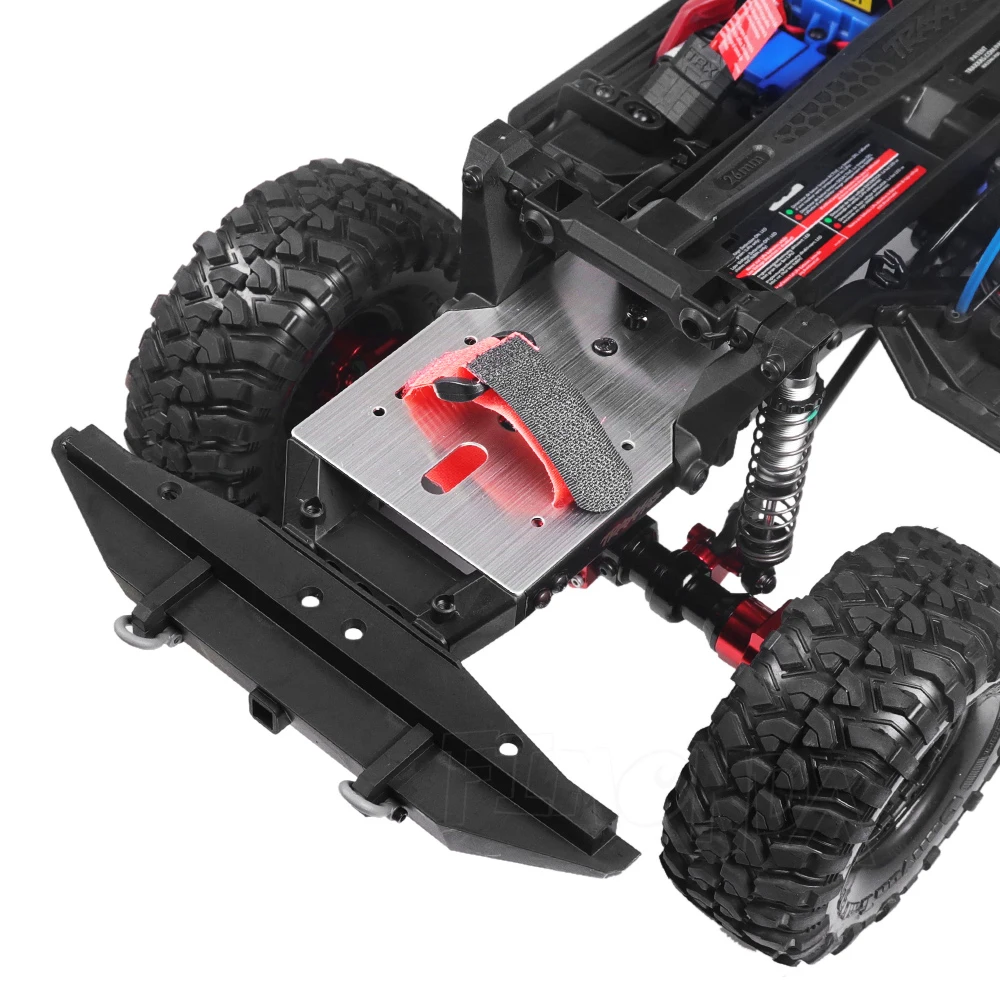 Нержавеющая сталь TRX4 шасси бронированный бампер мост протектор
