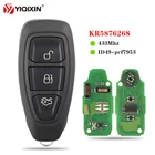 Дистанционный ключ YIQIXIN Full Smart с 3 кнопками, KR5876268 для Ford Focus C-Max Mondeo Kuga транзит Fiesta 2016 + 433 МГц