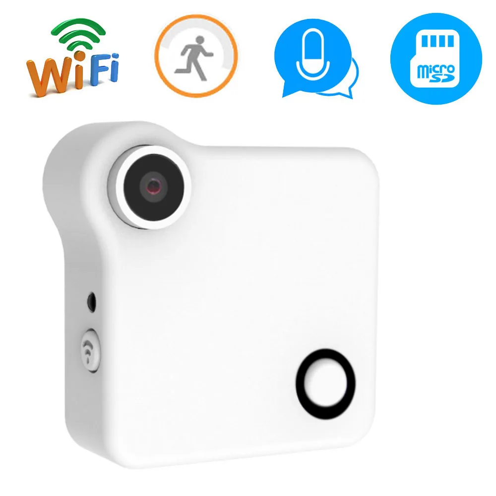 CCTV 720P WiFi Selfie Camera DV Recorder Wearable IP Motion Sensor Bike Body Micro Mini DVR Magnetic Clip Voice Record | Безопасность и