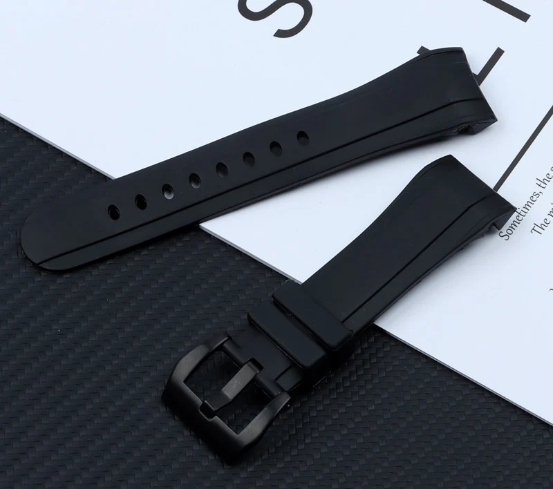 Ремешок для часов силиконовый водостойкий 24 мм | Наручные часы