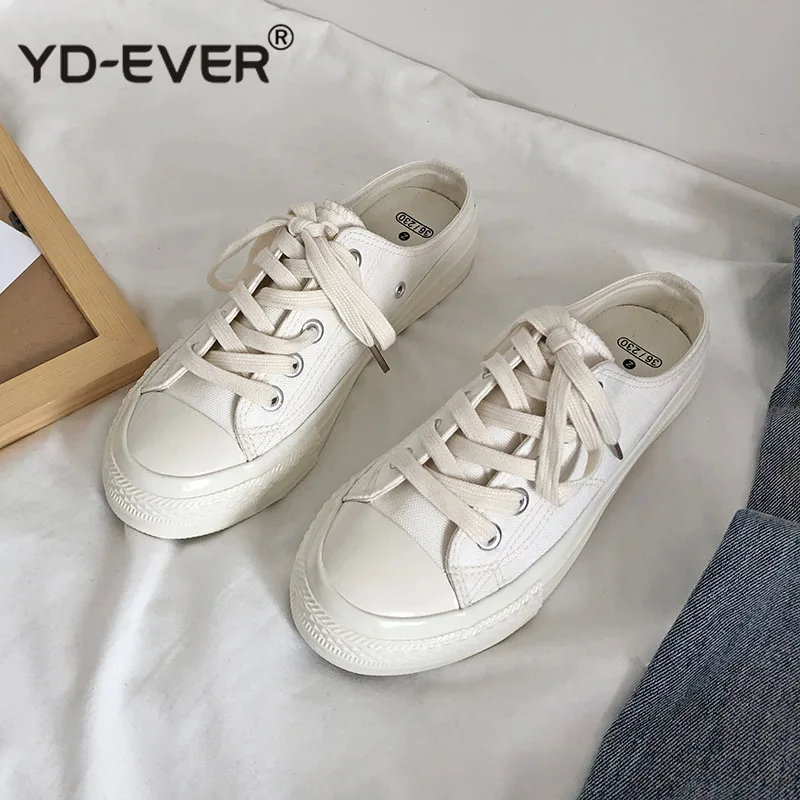 Парусиновая женская обувь Обувь на танкетке Повседневная высоком каблуке