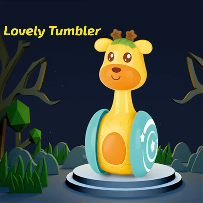 

Cute Image Meng Pet Deer Little Star Glide Tumbler Children's Educational Toys for Infants