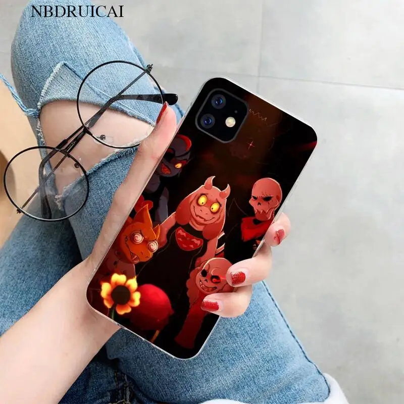 Крутой Модный чехол для телефона NBDRUICAI с изображением игры undertale alphys iPhone 11 pro XS MAX 8 7