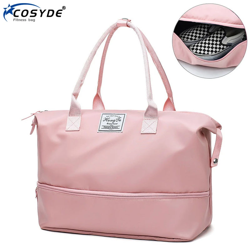 Водонепроницаемая спортивная сумка для женщин и мужчин ручной клади из нейлона