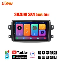 jiuyin android 10 ai voice car radio video multimedie player 2g32g for suzuki sx4 2006 2011 gps navigation fm audio autoradio