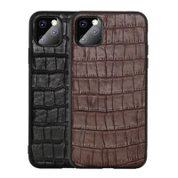 business leather phone case for iphone 12 pro max anti fall crocodile texture cover for iphone 12 mini 11 7 8 plus x xr xs max