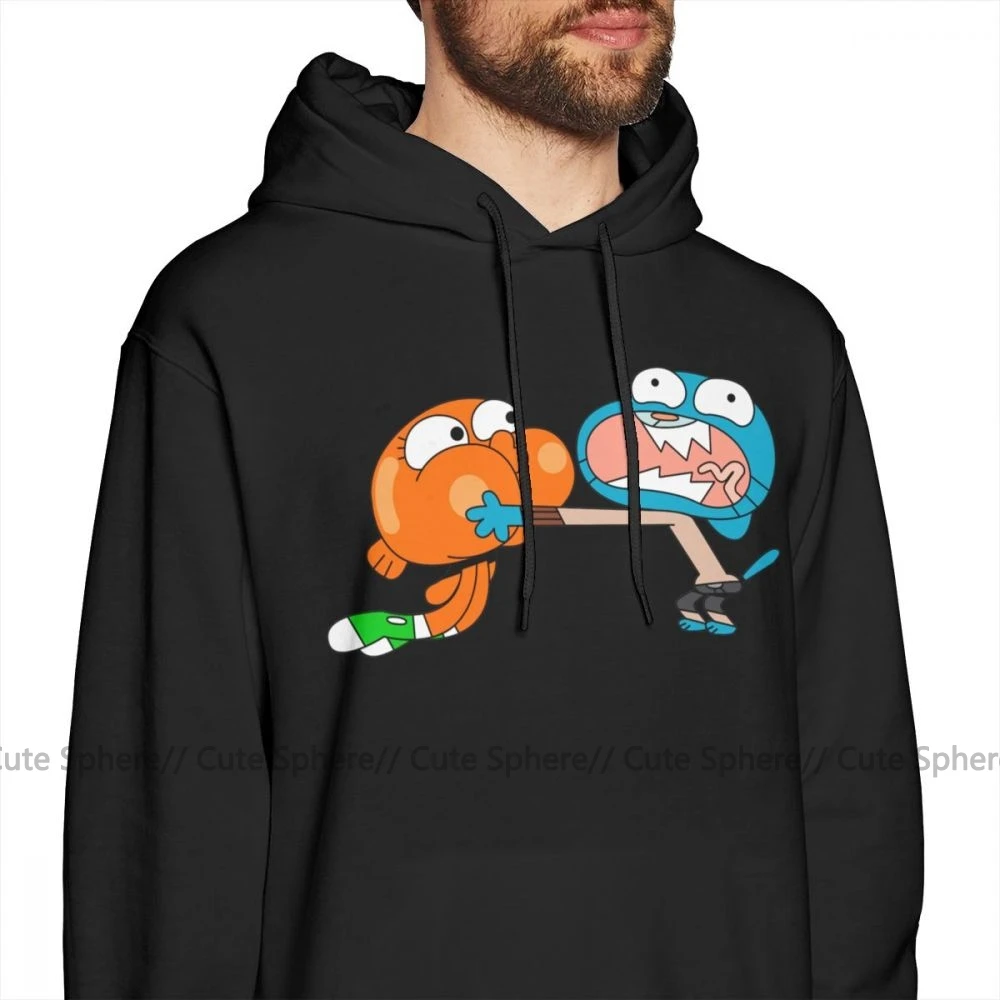 Gumball удивительный мир Толстовка удивительный мир Gumball толстовки XL Зимний пуловер худи мужские длинные красивые фиолетовые толстовки