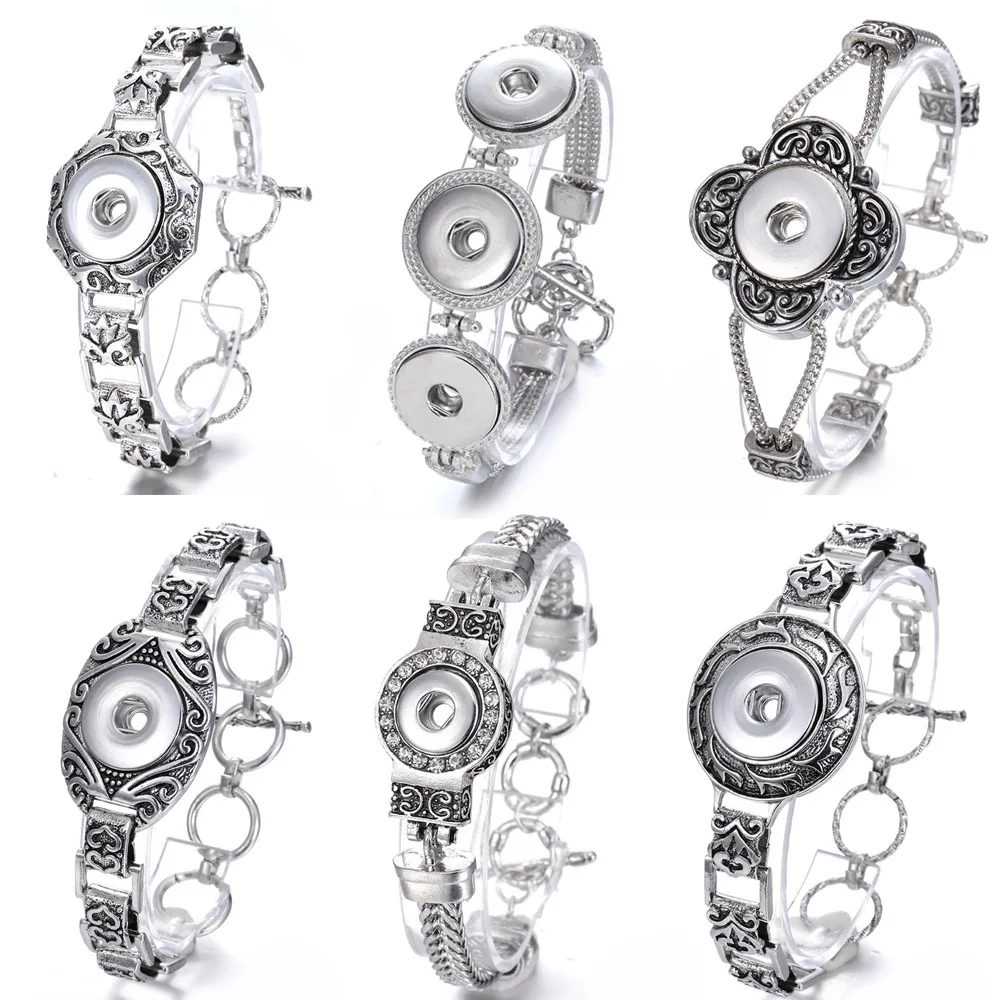 Браслет с кнопками для ювелирных изделий металлический браслет