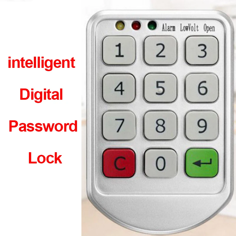 

intelligent Digital Password Lock Electronic Door Lock Keypad Candad Number Code Locks for Cabinet Door Intelligent Drawer Safer