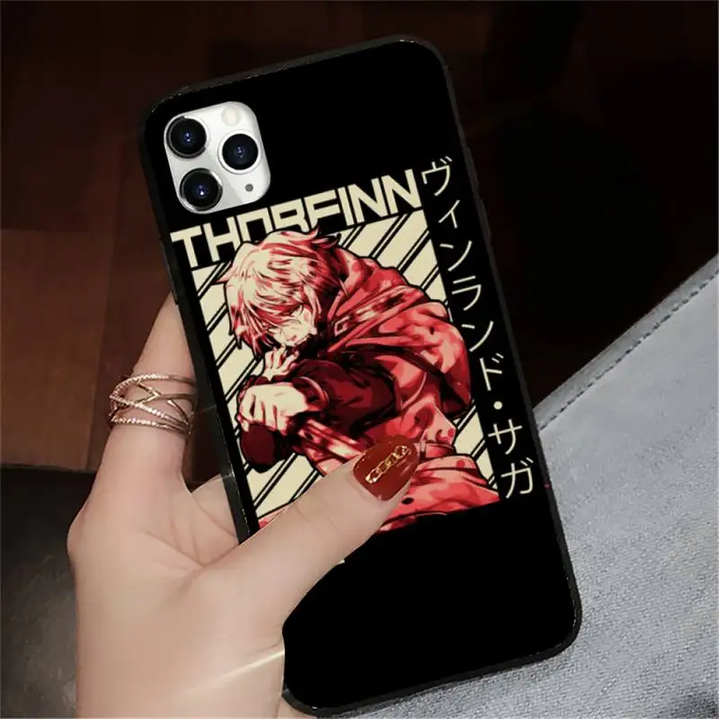 

Vinland Saga japanese anime Phone Case for iPhone 11 12 pro XS MAX 8 7 6 6S Plus X 5S SE 2020 XR mini custom coque shell