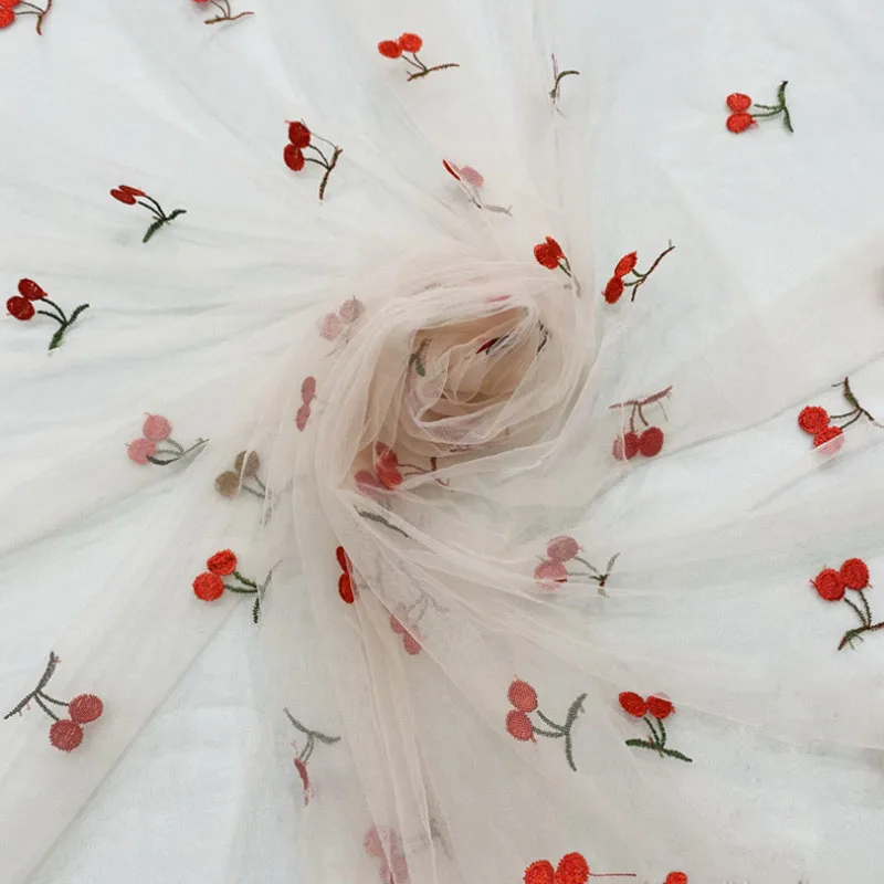 Мягкая сетчатая вышивка тюль кружевная ткань сделай сам юбка одежда Кукольное