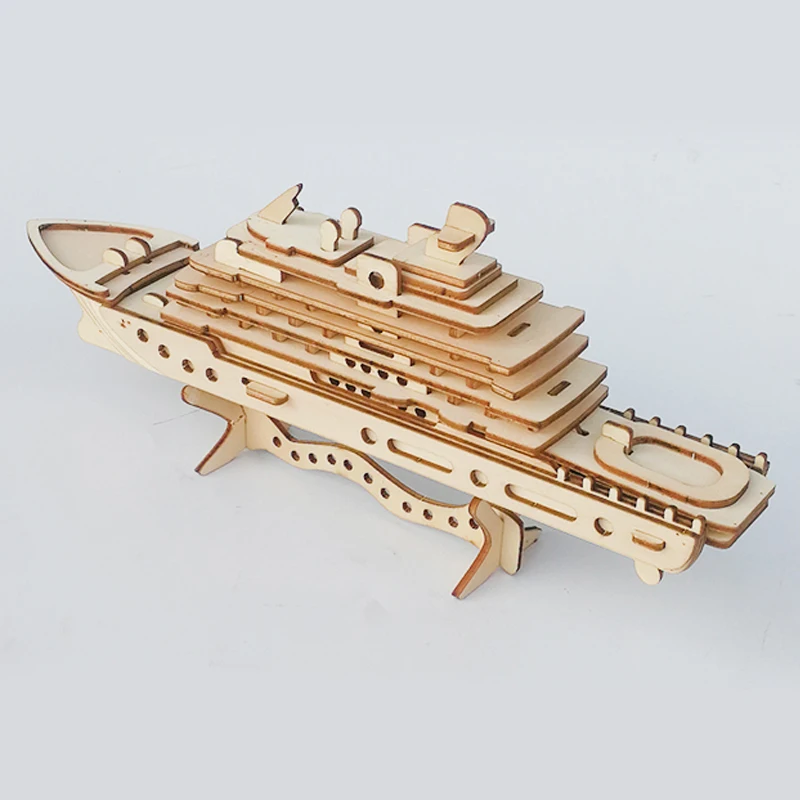 Новинка игрушки пазлы детская деревянная 3d модель корабля пазл тетралогия