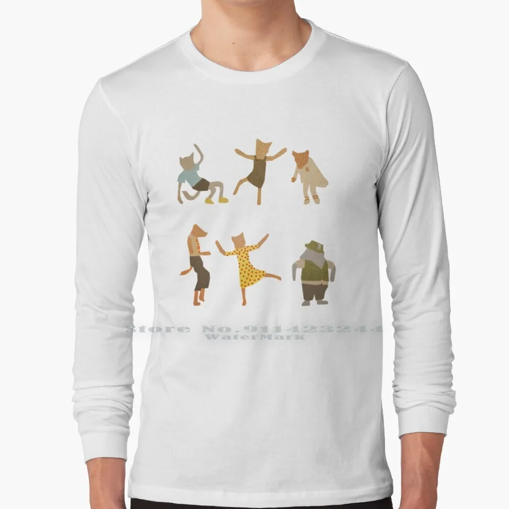 

Let Her Dance T Shirt 100% Pure Cotton Wes Anderson Let Her Dance Fantastic Mr Fox Creative Trending Vintage Cool Gift Euro Us