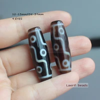 1piece many patterns 12 13x38 39mm natural tibet agate dzi oval loose beads wholesale for diy jewellery free shipping