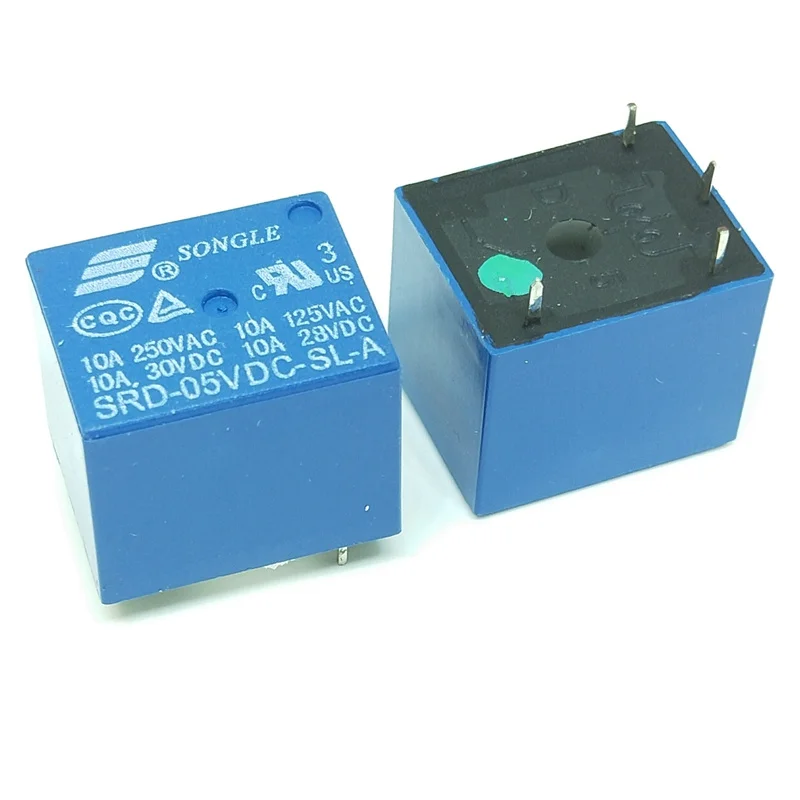Реле SRD 05VDC SL A 12VDC 24VDC 48VDC 05V 12V 24V 48V 10A 250VAC 4PIN|Реле| |