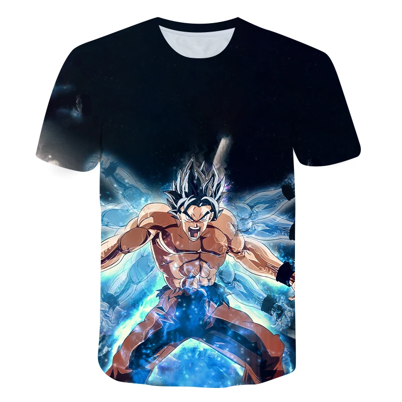 

2021 New Fashion Japanese Anime Cute series 3D printed T-shirt summer men's and women's short-sleeved boys and girls shirt