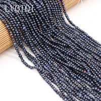 natural freshwater pearl beads black rice bead shape loose spacer pearls for jewelry making diy necklace bracelet accessories