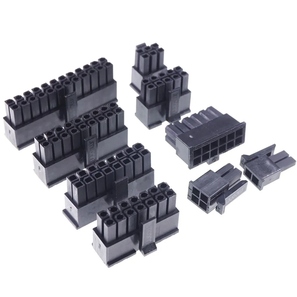 50 шт каждого Micro Fit 3 0 колодка разъема Корпус 4681012 14 16 18 20 22 24 схемы Мужской оболочки