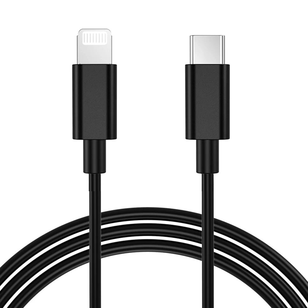 CHOETECH usb type C к USB C кабель для iPhone X XR 2.4A кабель для быстрой зарядки для iPad Macbook - Цвет: Black
