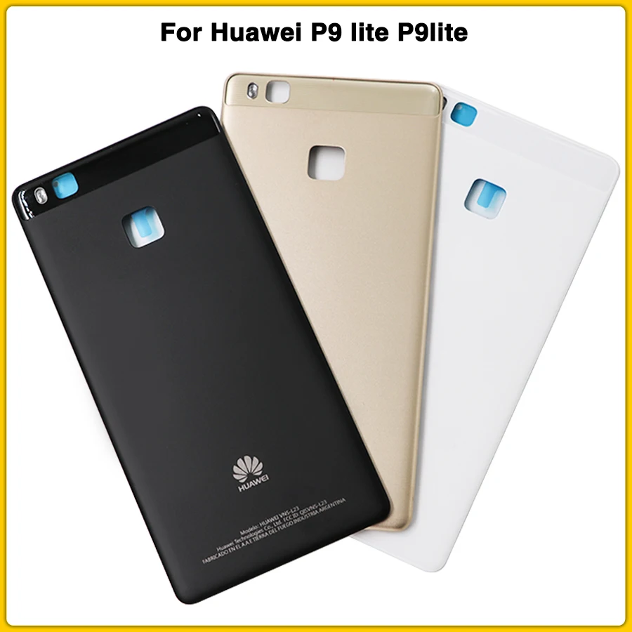 P9 lite задний Чехол для huawei P9 lite P9lite батарея задняя крышка двери запасные части с жестким пластиком