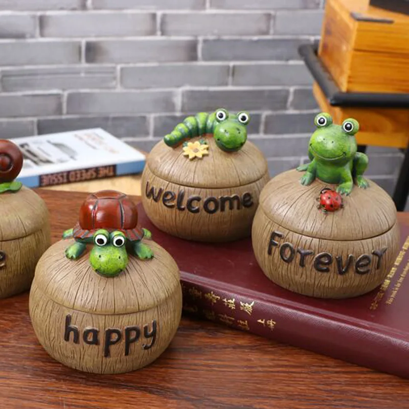 Милый мультфильм Пепельница смолы пепельница для сигарет и сигар курительных