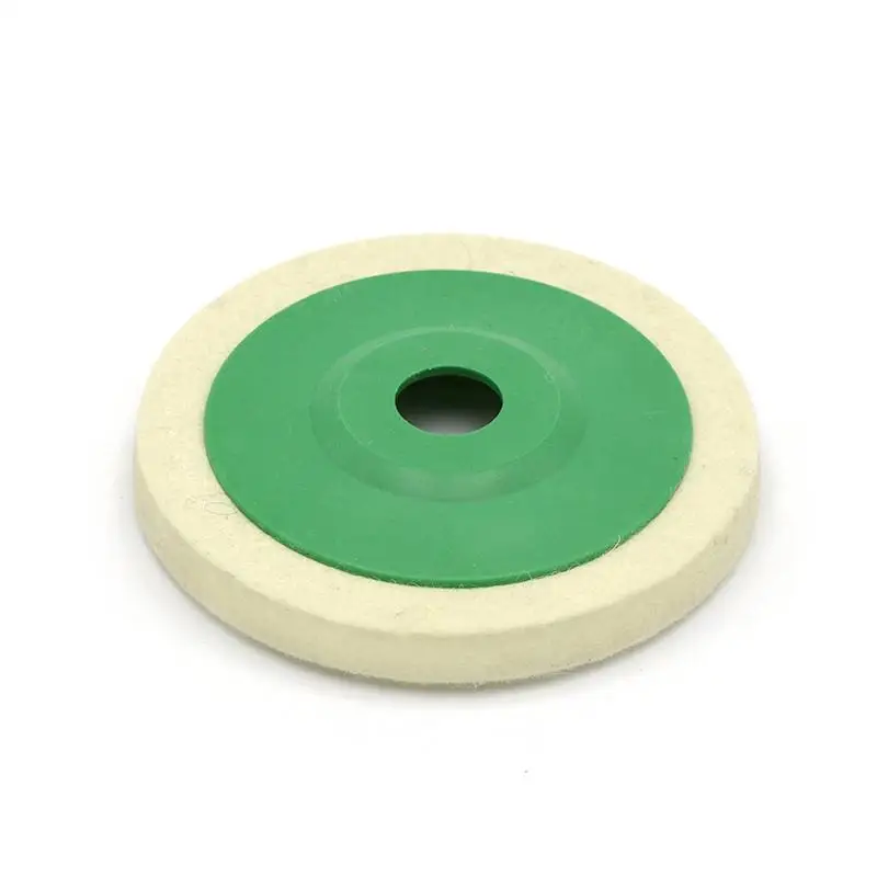 

5Inch 125mm Wool Felt Buffing Polish Wheel Pad Polishing Disc For Rotary Tool Suitable For Polishing And Grinding Glass Ceramic